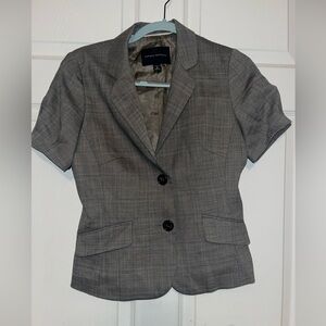 Banana Republic Charcoal Short Sleeve Blazer